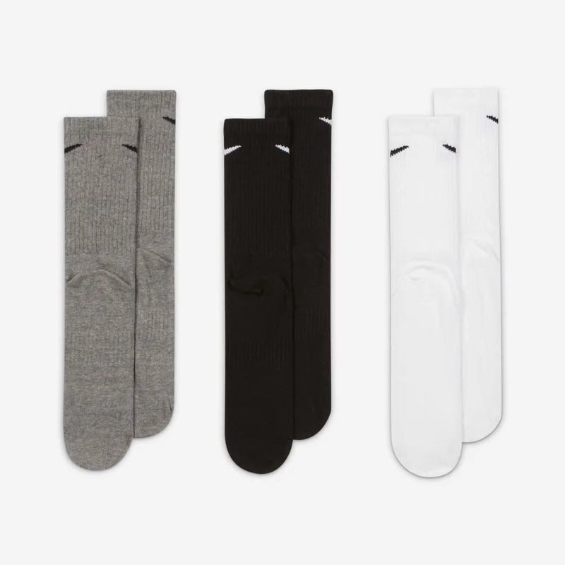 Nike Men's Everyday Lightweight Training Crew Socks (3 Pack)